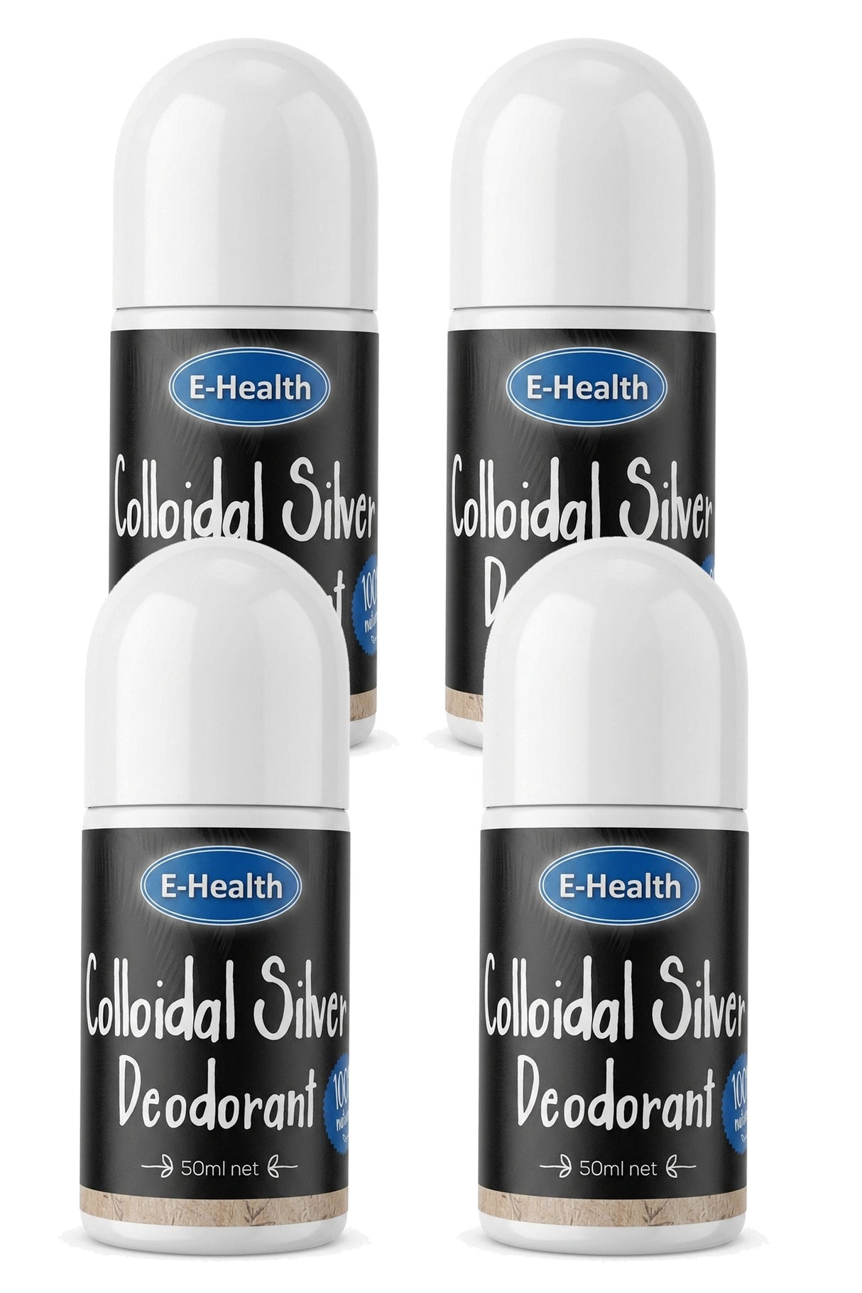 Colloidal Silver Deodorant 4 Pack