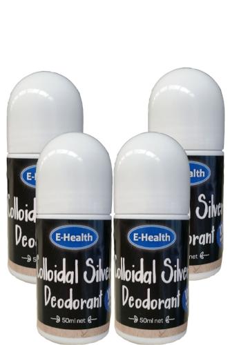 Colloidal Silver Deodorant 4 Pack