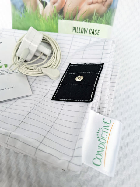 Silver Conductive Grounding Pillowcase