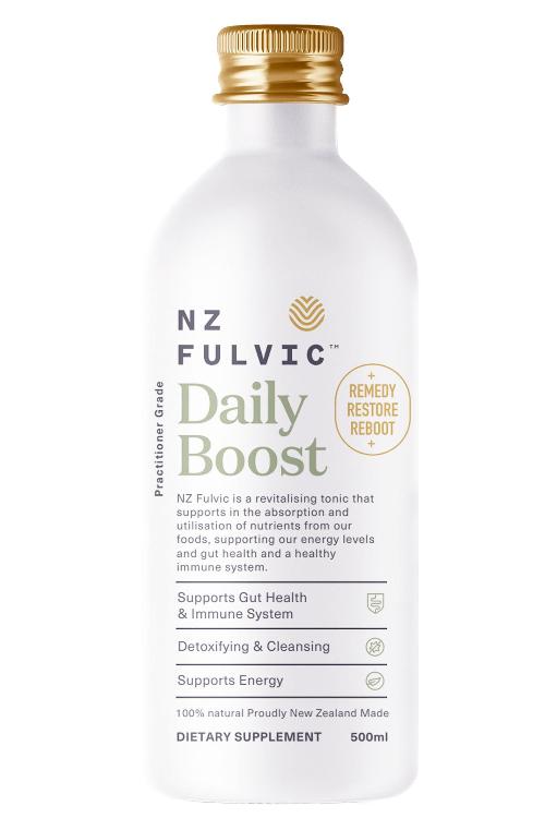 NZ Fulvic Daily Boost - Practitioner Grade 500ml