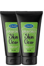 Two black squeeze tubes of E-Health Colloidal Silver Skin Clear gel, side by side on a plain white background.