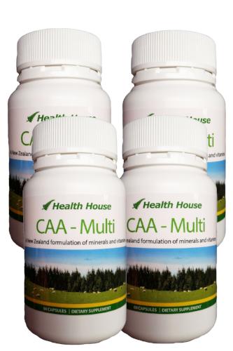 CAA 4 Pack - NZ's Multi-Mineral and Vitamin for NZ Conditions