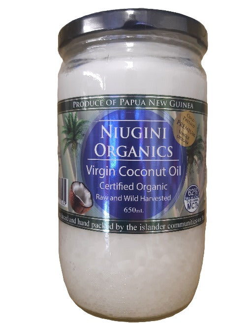 Raw Organic Coconut Oil 650ml