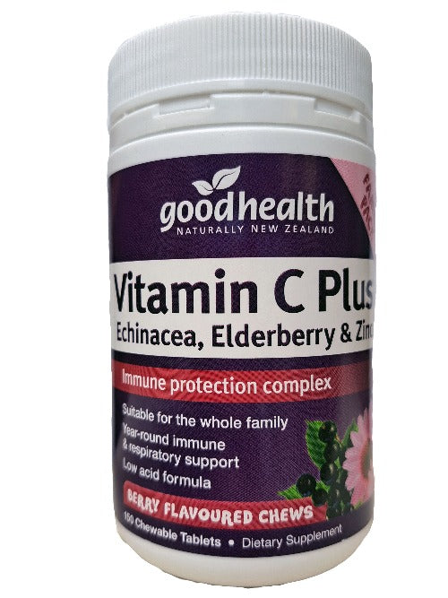Vitamin C plus Echinacea, Elderberry & Zinc