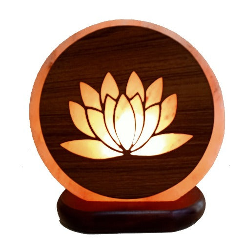 Lotus Hand Crafted Himalayan Salt Lamp